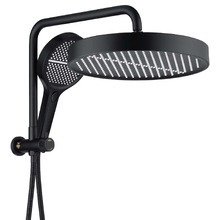 Tallara 325mm Gooseneck Short Twin Shower with Diverter